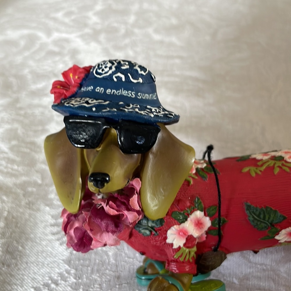 Westland Giftware “Hot Diggity!” dachshund Long Hot Summer figurine. - Picture 8 of 14